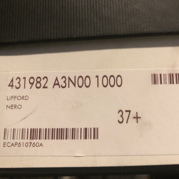 Authentic Gucci Black Leather Knee Boot Size 37.5 - Picture 6 of 6